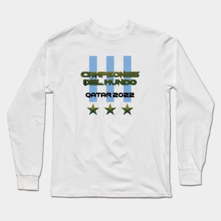 Argentina campeón del mundo Long Sleeve T-Shirt